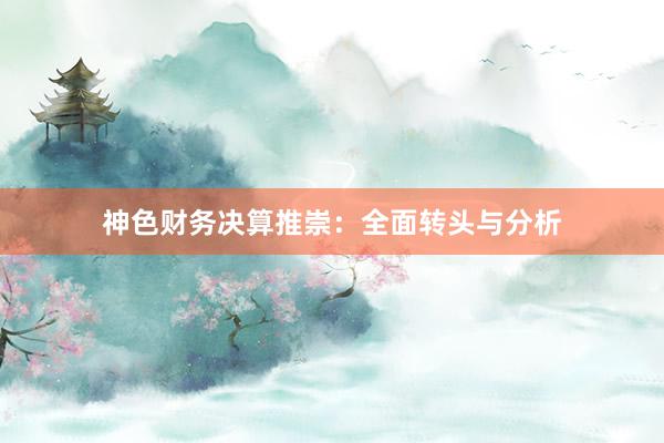 神色财务决算推崇：全面转头与分析